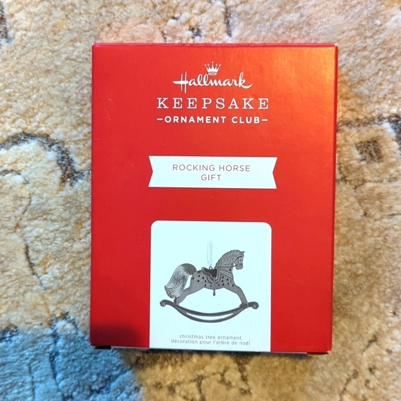 NIB Hallmark 2021 Keepsake Ornament Rocking Horse Gift - Picture 3 of 6